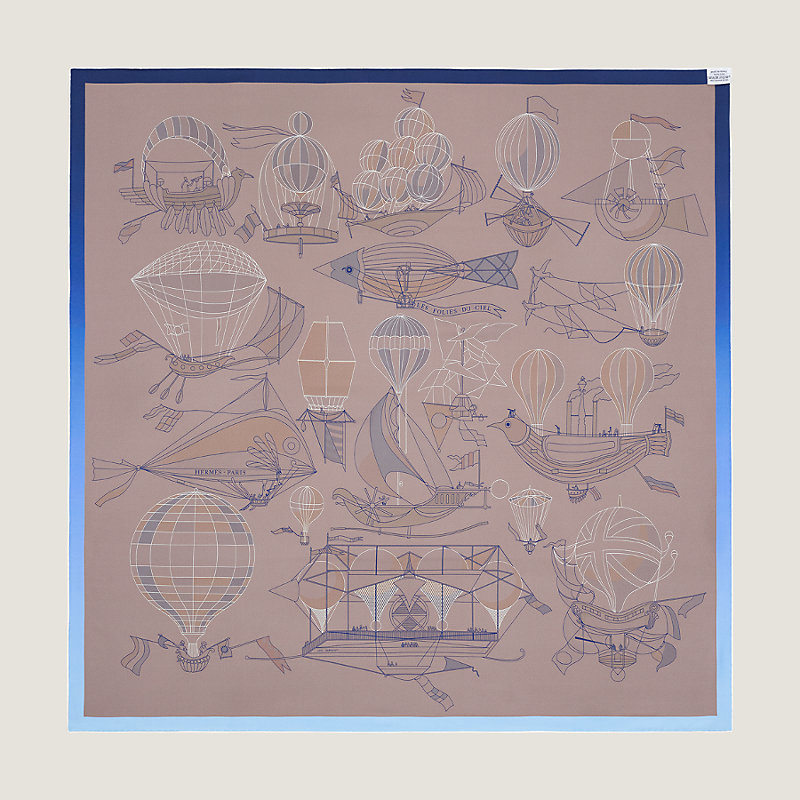 Les Folies du Ciel double face scarf 90 | Hermès Singapore